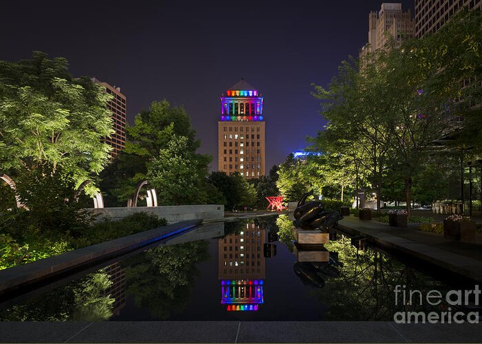 Gay Pride Greeting Card featuring the photograph Rainbow Lights by Andrea Silies
