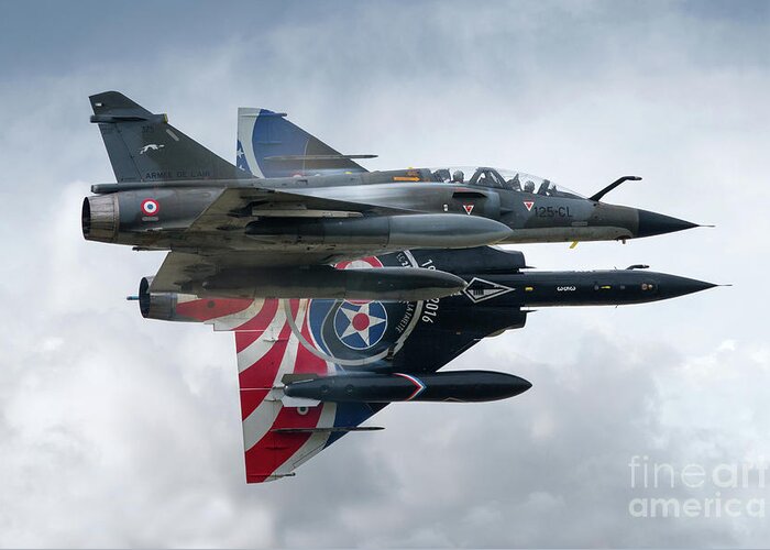 Ramex Delta Greeting Card featuring the digital art Ramex Farewell by Airpower Art