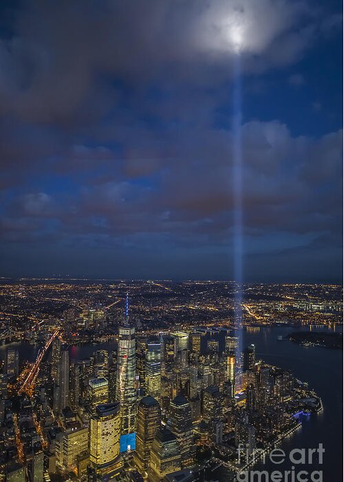 Nyc Greeting Card featuring the photograph Reaching Up to Heaven by Roman Kurywczak