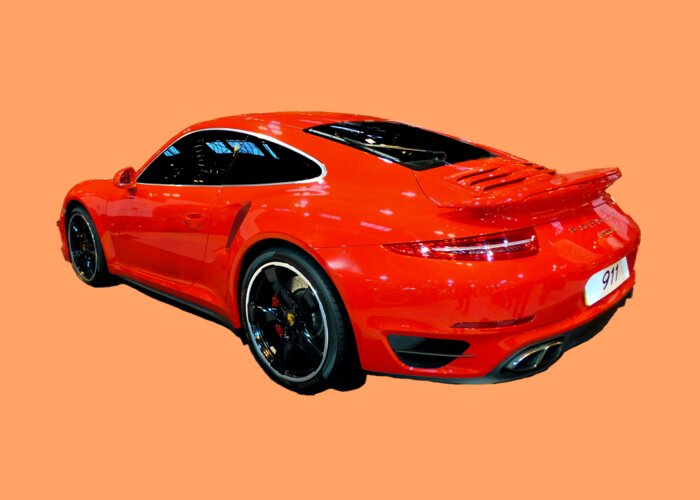 Photography Greeting Card featuring the photograph Red 911 by Francesca Mackenney