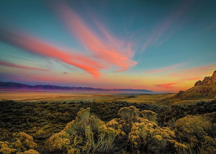 Great Salt Lake Greeting Card featuring the photograph Reflections of a Sunset Unseen by Dave Koch