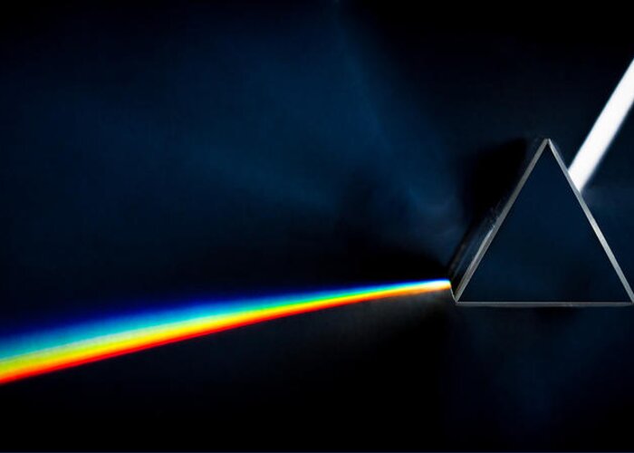 Light Greeting Card featuring the photograph Refraction by Rikk Flohr