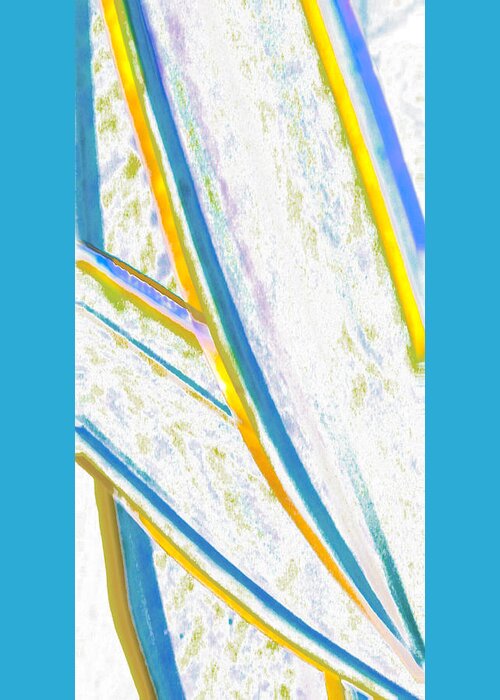 Botanical Abstract Greeting Card featuring the digital art Rhapsody In Leaves No 2 by Ben and Raisa Gertsberg
