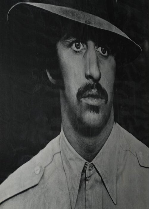 Ringo Starr Greeting Card featuring the photograph Ringo by Rob Hans