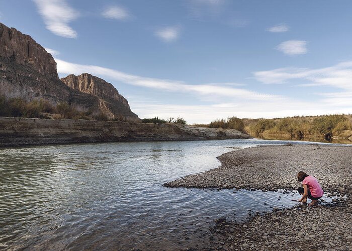 Texas Greeting Card featuring the photograph Rio Grande River in Big Bend National Park by Carol M Highsmith