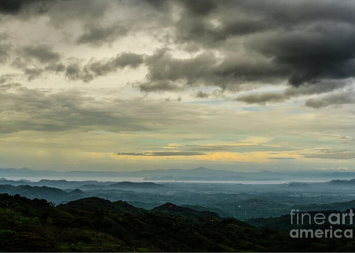Costa Rica Greeting Card featuring the photograph Road to the Cloud Forest. Costa Rica by Ksenia VanderHoff