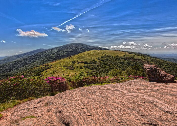 Jane Bald Greeting Card featuring the photograph Roan High Knob by Kevin Senter