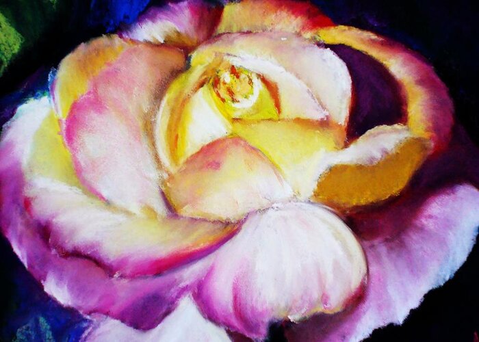 Rose Greeting Card featuring the print Rose by Melinda Etzold