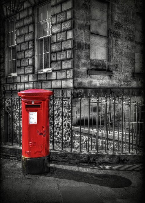Mail. Post Greeting Card featuring the photograph Royal Mail by Evelina Kremsdorf