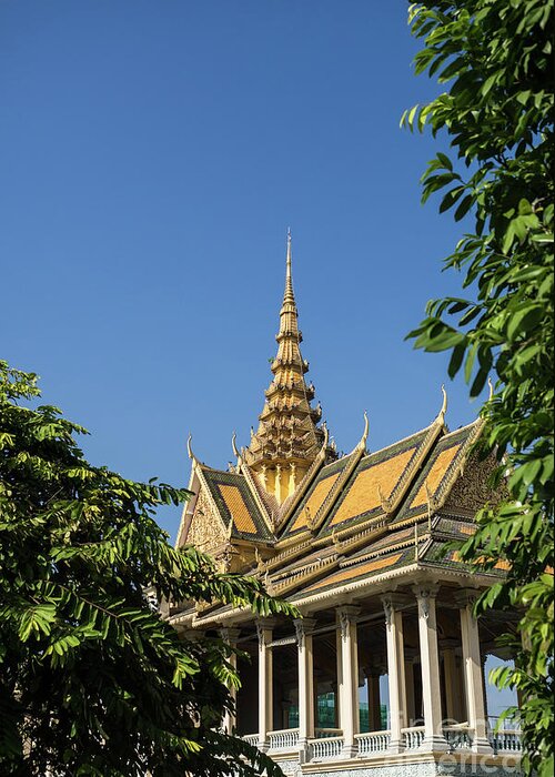 Cambodia Greeting Card featuring the photograph Royal Palace 03 by Rick Piper Photography
