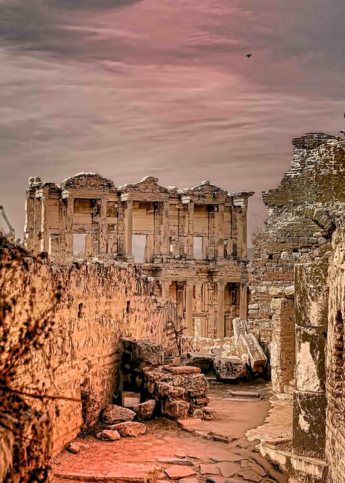 Europe Greeting Card featuring the photograph Ruins of Ephesus by Tom Prendergast