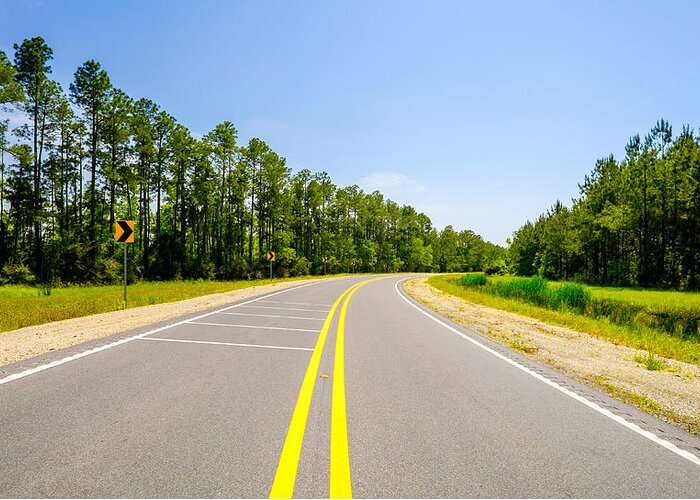 Alabama Greeting Card featuring the photograph Rural Highway by Raul Rodriguez