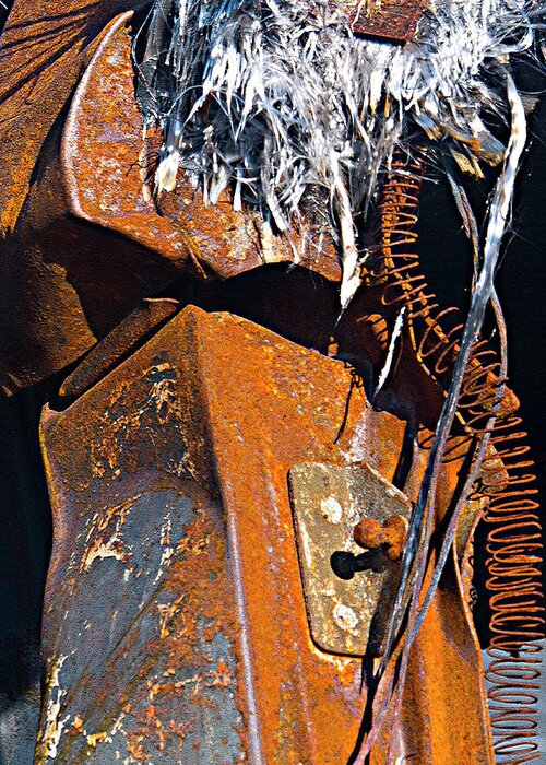 Rust Scapes #9 Greeting Card featuring the photograph Rust Scapes #9 by Jessica Levant