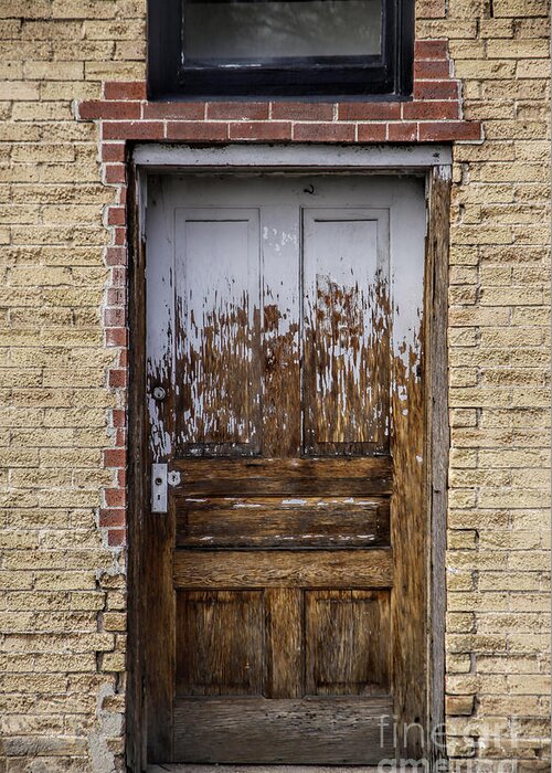 Door Greeting Card featuring the photograph Rustic Door by Richard Lynch