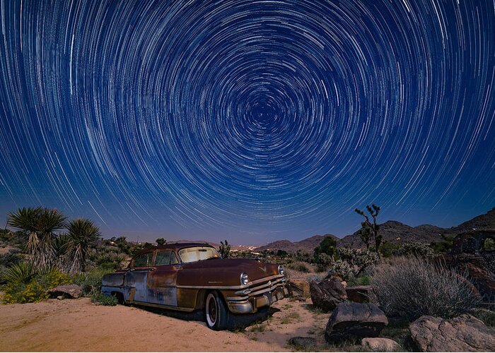 Joshua Tree Greeting Card featuring the photograph Rusting as the World Turns by Mark Rogers
