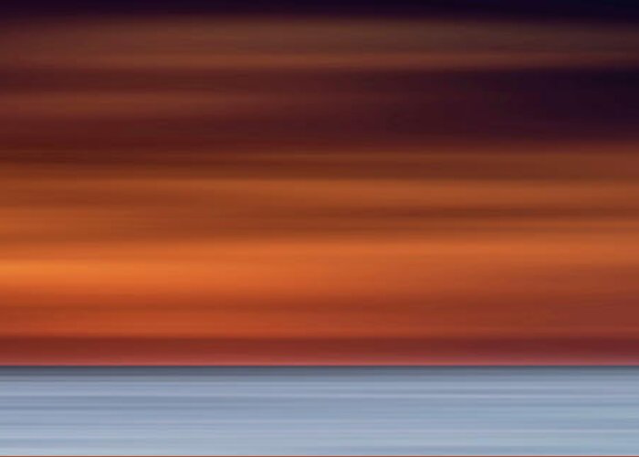 Sunset Greeting Card featuring the photograph S M O O T H E by Andrew Dickman