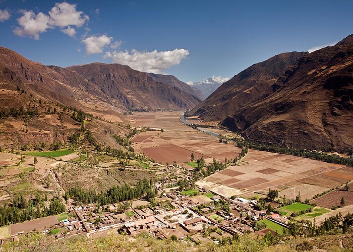 Sacred Valley Greeting Card featuring the photograph Sacred Valley by Aivar Mikko