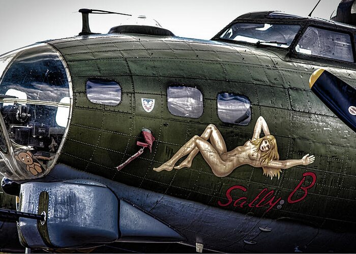 Duxford Greeting Card featuring the photograph Sally B by Martin Newman