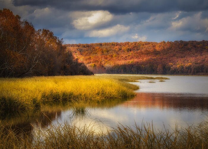 Sequoyah National Wildlife Refuge Greeting Card featuring the photograph Sally Jones Lake by James Barber