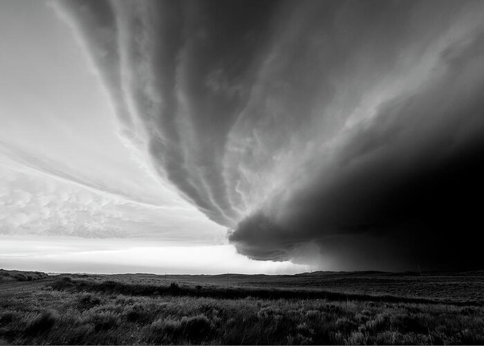 Supercell Greeting Card featuring the photograph Sandhill Slayer by Evan Ludes