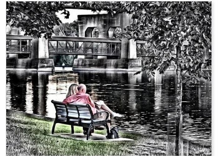 Couple Greeting Card featuring the photograph Saturday Afternoon #1 by Deborah Kunesh