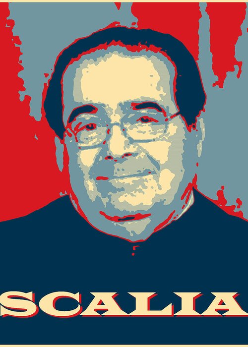 Richard Reeve Greeting Card featuring the digital art Scalia by Richard Reeve
