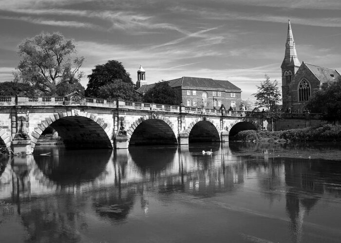 River Greeting Card featuring the photograph Scenic Shrewsbury by Dave Perks