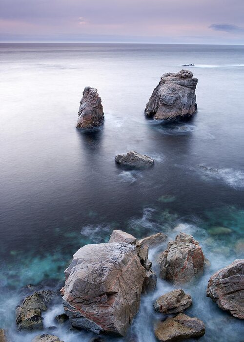 California Greeting Card featuring the photograph Sea Stacks by Eric Foltz