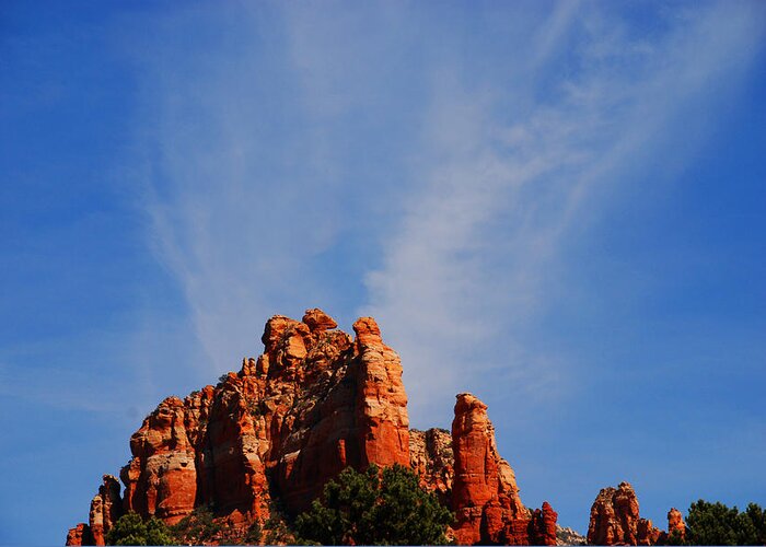 Photography Greeting Card featuring the photograph Sedona Sky by Susanne Van Hulst