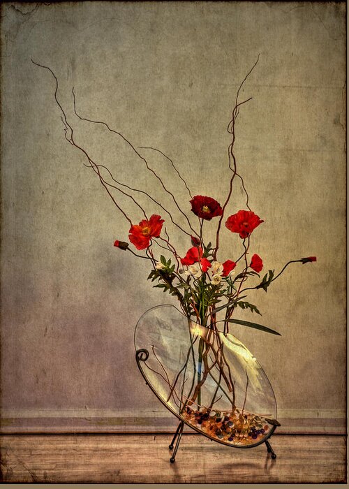 Flower Greeting Card featuring the photograph Seeking Harmony by Evelina Kremsdorf
