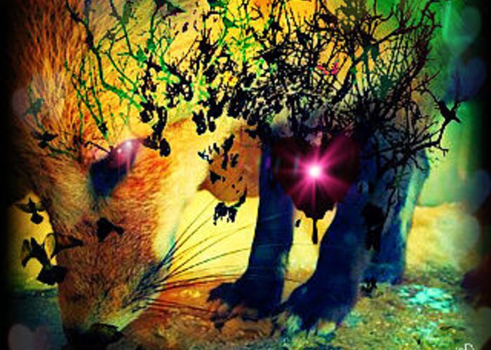 Trees Greeting Card featuring the photograph Shamanic soul by Christine Paris