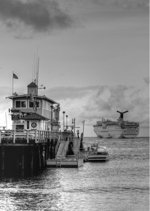 Catalina Island Greeting Card featuring the photograph Shore to Ship by Bill Hamilton