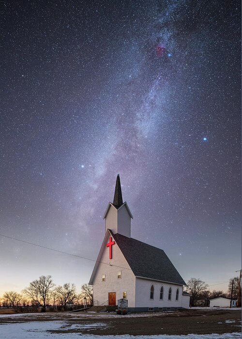 Winter Greeting Card featuring the photograph Silent Night by Aaron J Groen