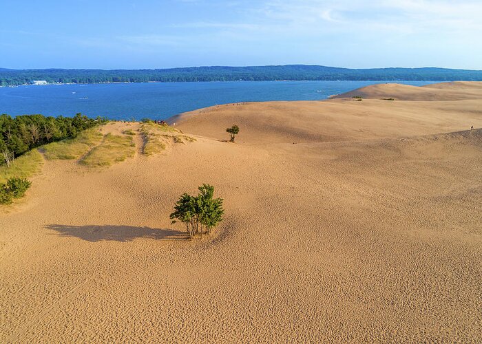Pure Michigan Greeting Card featuring the photograph Silver Lake Dunes by Sebastian Musial
