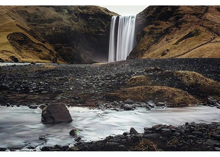 Iceland Greeting Card featuring the photograph Skogafoss II #iceland #landscape by Wenser Suazo