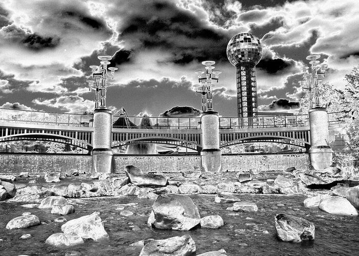 Infrared Greeting Card featuring the photograph Sky Dome - SE1 by Paul W Faust - Impressions of Light