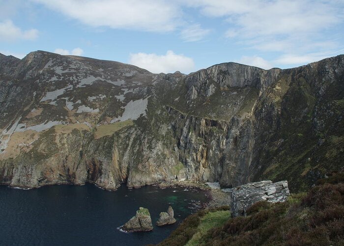 Cliffs Greeting Card featuring the photograph Sliabh Liag II by Greg Graham
