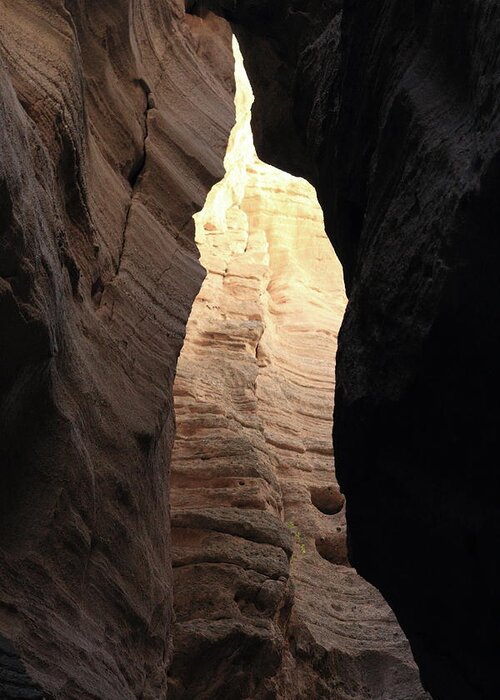 Slot Greeting Card featuring the photograph Slot Canyon Light by David Diaz