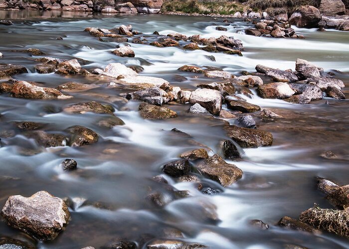 River Greeting Card featuring the photograph Slow Flow by Mike Stephens