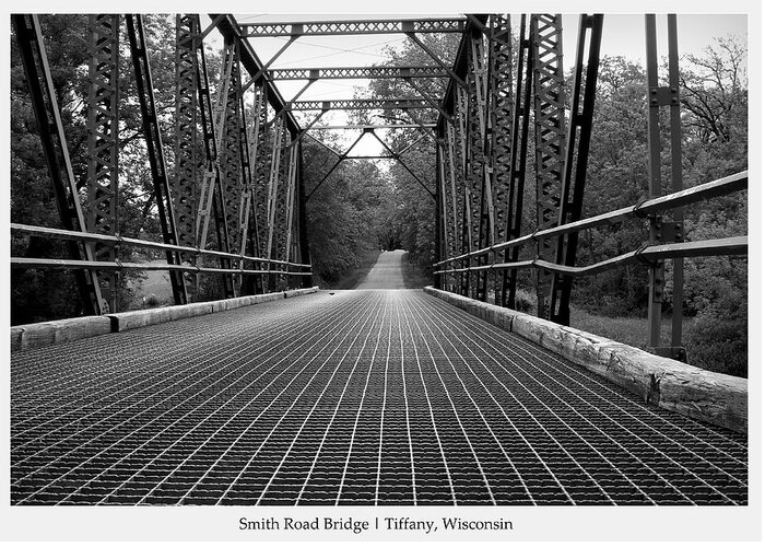 Smith Road Bridge Greeting Card featuring the photograph Smith Road Bridge by Viviana Nadowski
