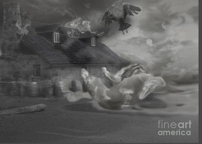 Fantasy Greeting Card featuring the photograph Smoke Riff by Vivian Martin