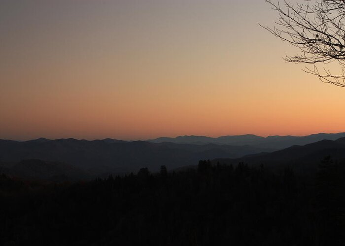 Nunweiler Greeting Card featuring the photograph Smoky Mountain Sunset by Nunweiler Photography