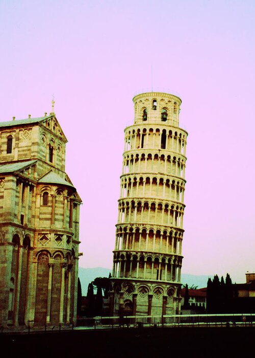 Pisa Greeting Card featuring the photograph Softly Pisa by Marna Edwards Flavell