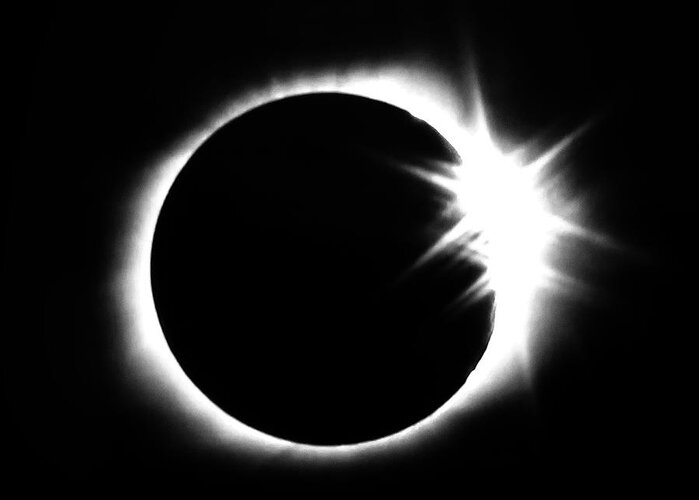 Solar Eclipse Greeting Card featuring the photograph Solar Eclipse by Viktor Savchenko