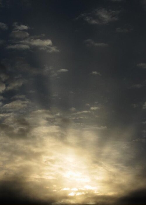 Sun Greeting Card featuring the photograph Solarius by Chris Dunn