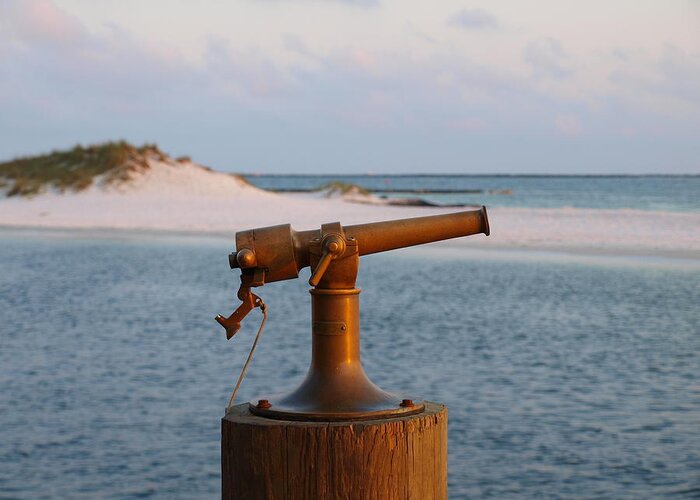 Sounding Cannon Greeting Card featuring the photograph Sound The Sunset by James Granberry