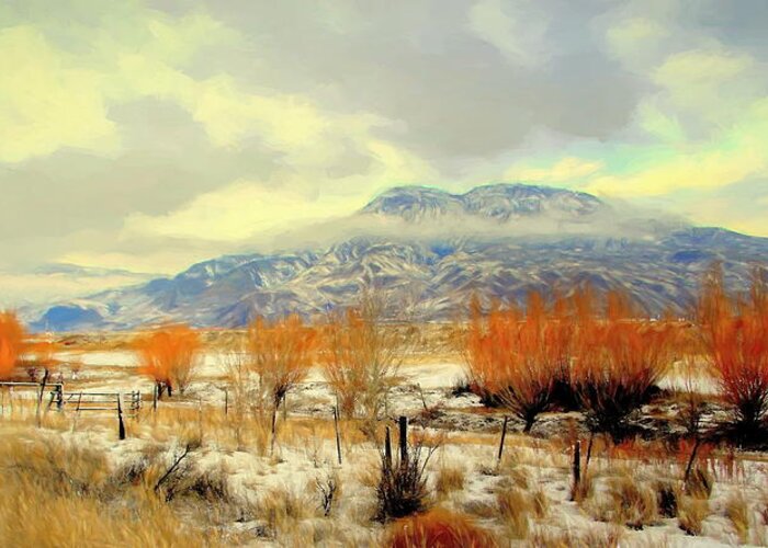 Mountain Greeting Card featuring the photograph Southern Interior Vista BC by Kathy Bassett