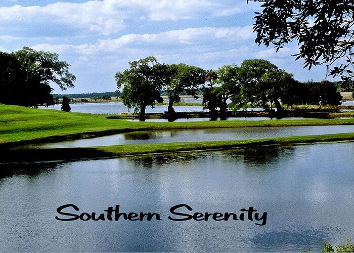 Lake Greeting Card featuring the photograph Southern Serenity by Gary Wonning