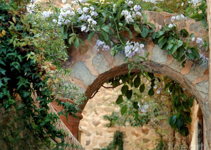 Spain Greeting Card featuring the photograph Spanish archway by Kathleen Gauthier