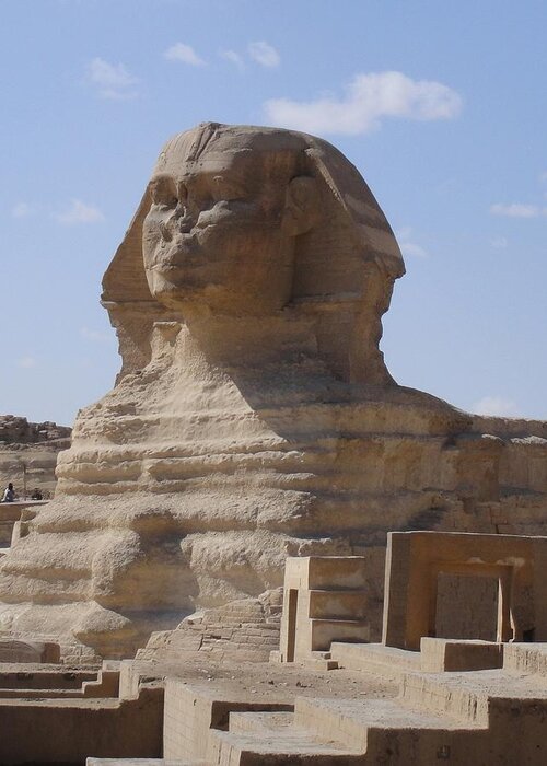 Africa Greeting Card featuring the photograph Sphinx by Richard Deurer